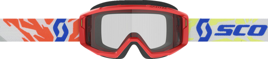 SCOTT Primal Youth Goggle - Red - Clear Lens