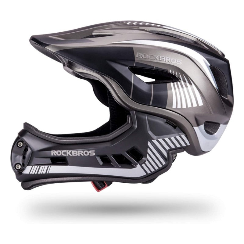 ROCKBROS Youth Full-Face Helmet with Detachable Chin Guard
