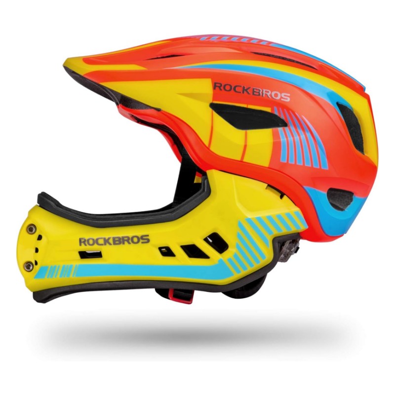ROCKBROS Youth Full-Face Helmet with Detachable Chin Guard