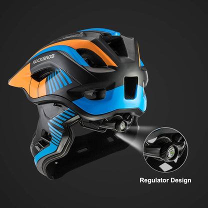 ROCKBROS Youth Full-Face Helmet with Detachable Chin Guard