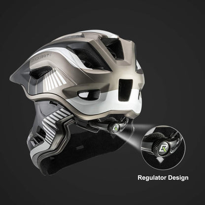 ROCKBROS Youth Full-Face Helmet with Detachable Chin Guard