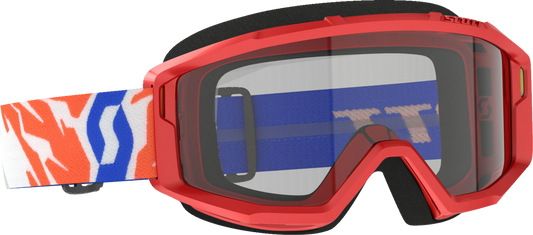 SCOTT Primal Youth Goggle - Red - Clear Lens