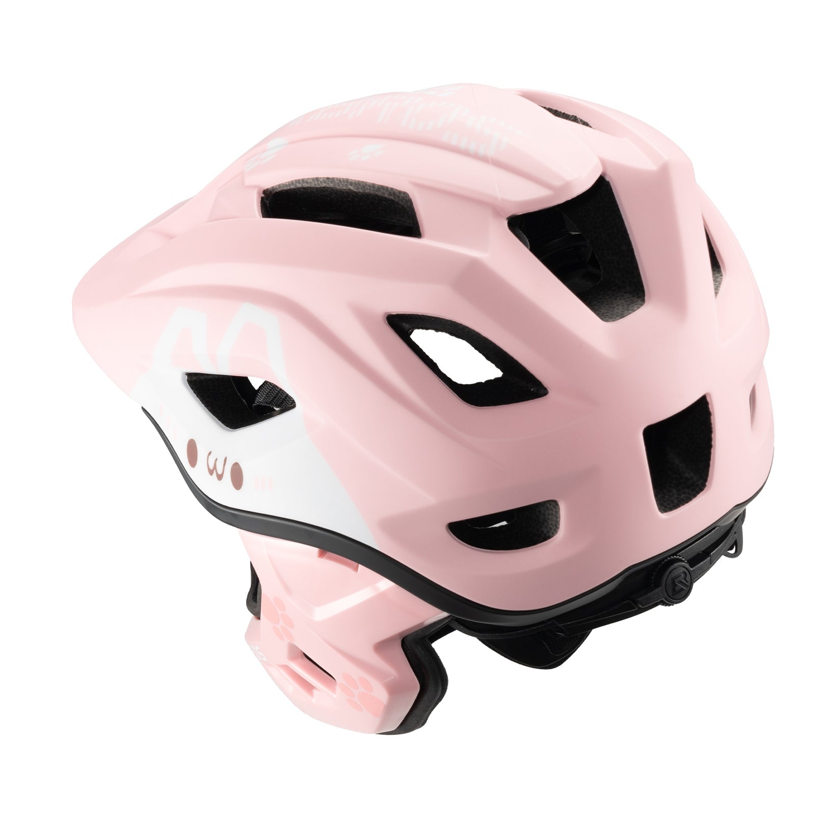 ROCKBROS Kids Full-Face Bike Helmet with Detachable Chin Guard