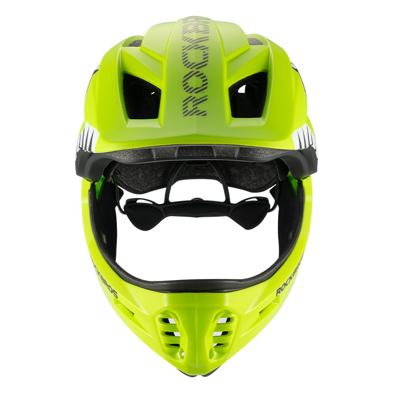 ROCKBROS Kids Full-Face Bike Helmet with Detachable Chin Guard