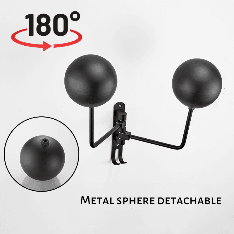 Helmet Display Rack - No-Drill Wall Mount