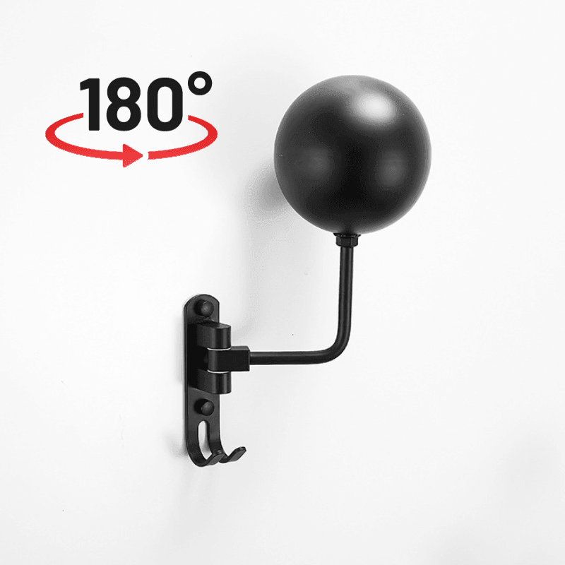 Helmet Display Rack - No-Drill Wall Mount