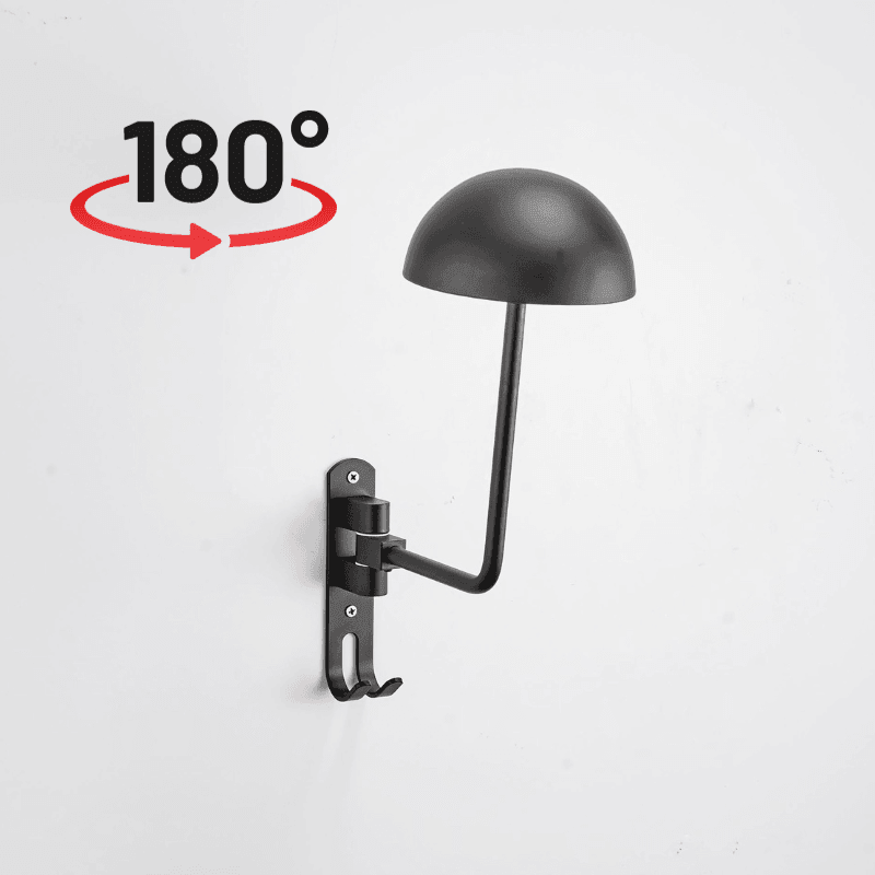 Helmet Display Rack - No-Drill Wall Mount